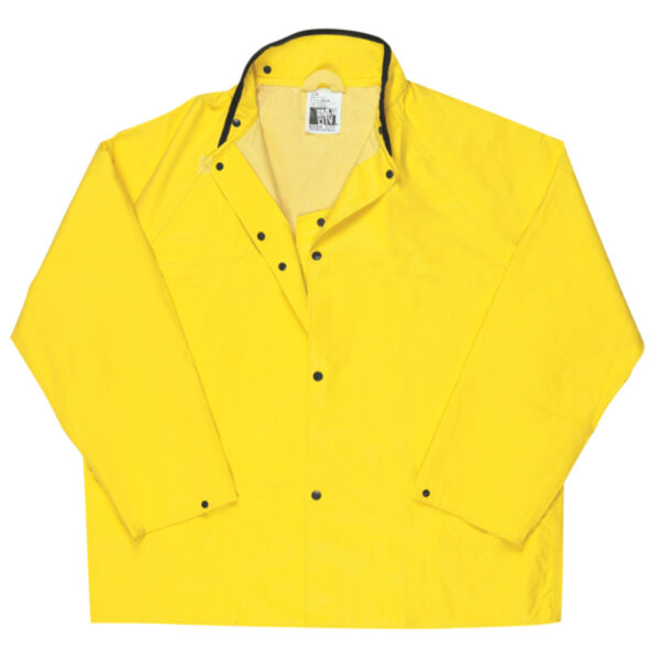 Yellow Waterproof Neoprene Rain Jacket