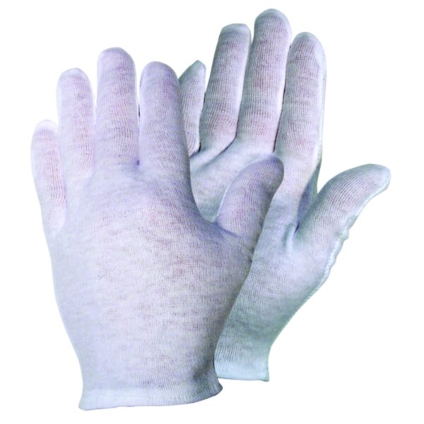 White Inspectors Lisle Cotton Gloves