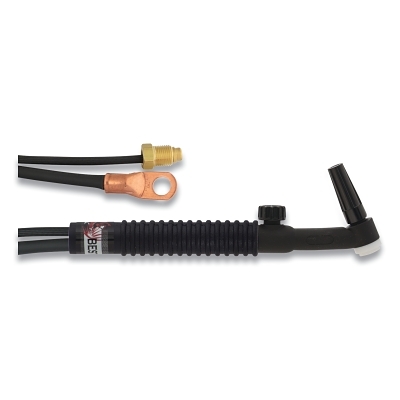 WeldingCity WP-26V Valve-Head TIG Welding Torch – 200A, 12.5-ft, Dinse-Rear
