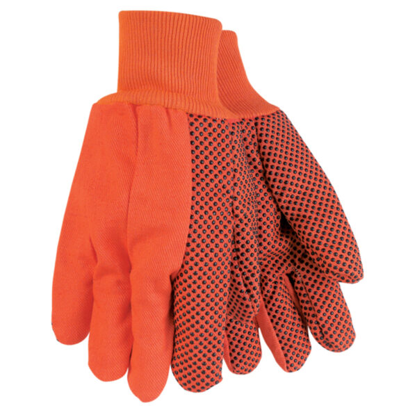 Double Palm Dotted Canvas Work Gloves
