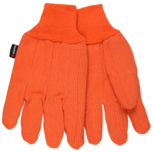 Orange Double Palm Work Gloves