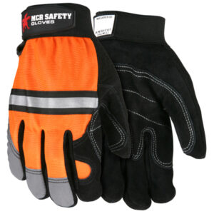 Hi-Vis Mechanics Work Glove