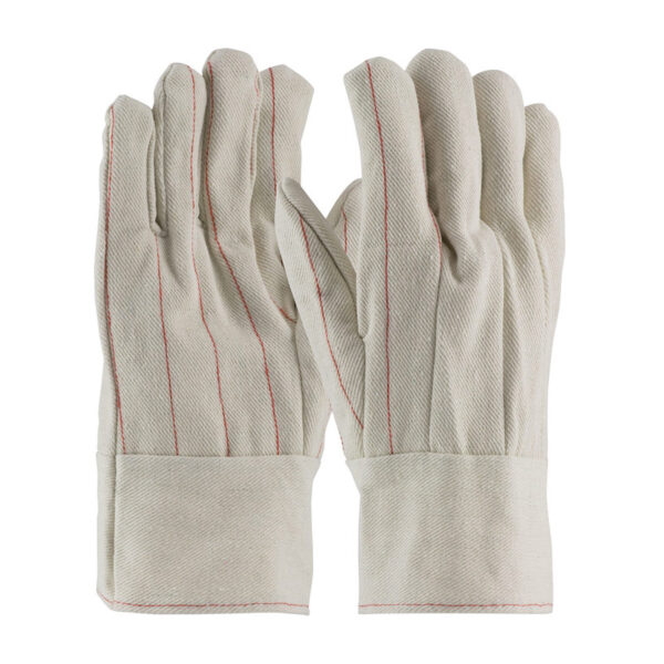 Cotton Canvas Double Palm Glove with Nap-In Finish - Band Top