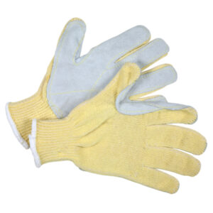 Cut Resistant Leather Palm Work Gloves