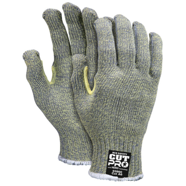 Uncoated Cut Resistant Work Gloves