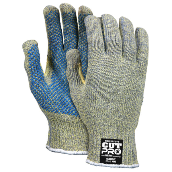 Cut Resistant Work Gloves Dotted Palm