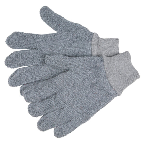 Gray Terrycloth Work Gloves