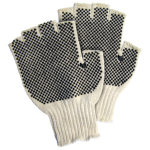 Cotton String Knit Fingerless Work Gloves