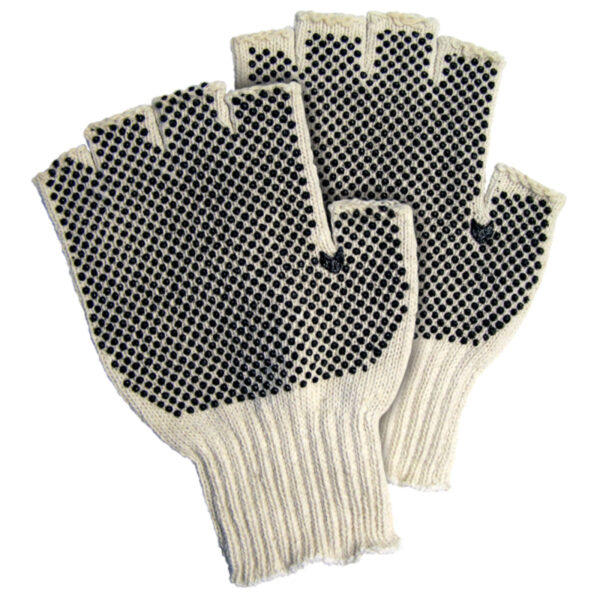 Cotton String Knit Fingerless Work Gloves