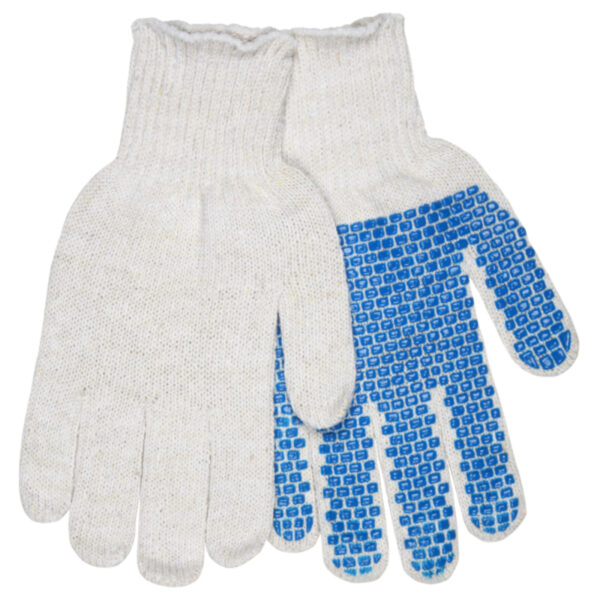 Dotted Cotton String Knit Work Gloves