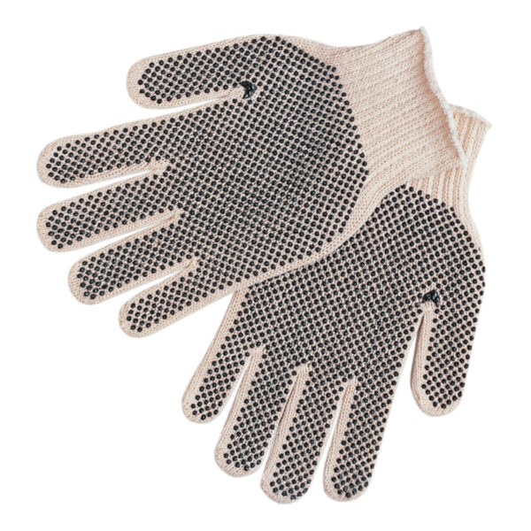 Dotted Cotton String Knit Work Gloves