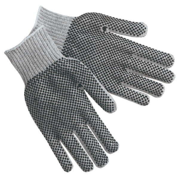 Dotted Cotton String Knit Work Gloves