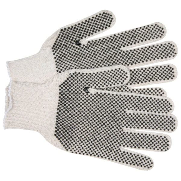 Dotted Cotton String Knit Work Gloves