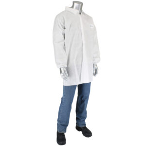 PosiWear M3 Lab Coat - No Pockets, 50 gsm