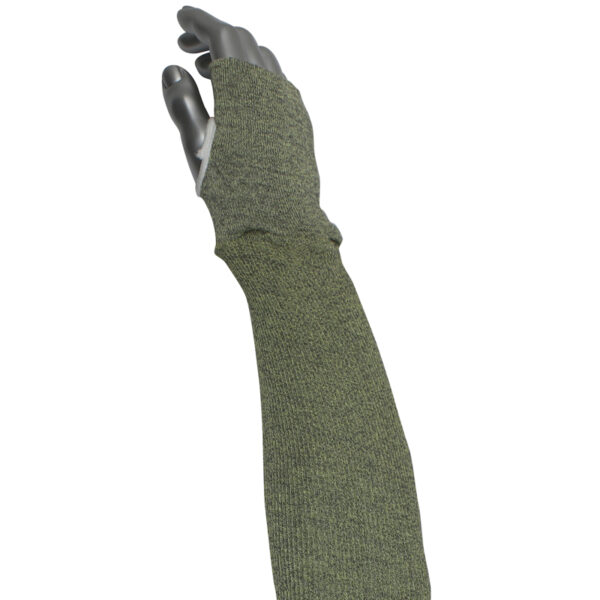 Single-Ply ATA® Hide-Away™ Blended Sleeve with Sewn-On Knit Wrist and Thumb Hole