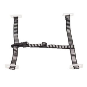 HARDHAT CHINSTRAP, 4PT, POLY WEBBING