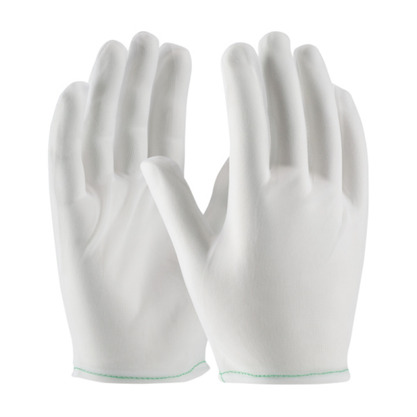 WHITE NYLON INSPECTION GLOVE