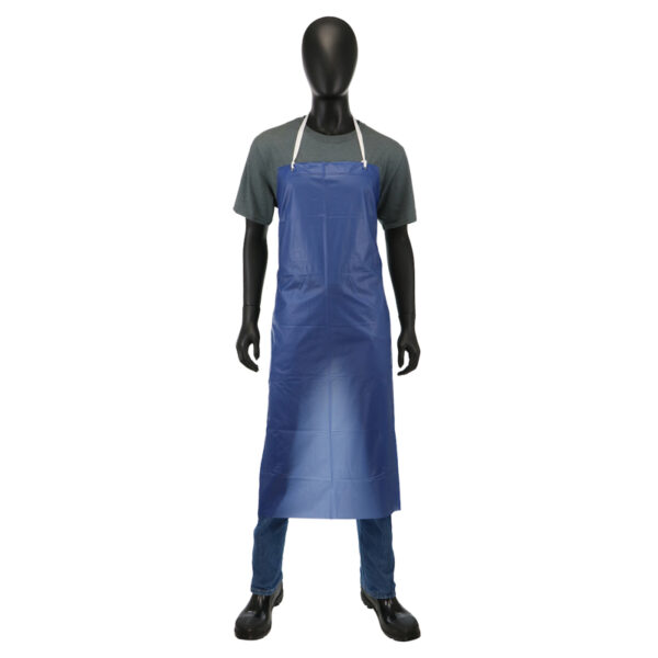 Blue Vinyl Apron - 8 mil