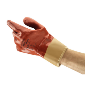 Heavy duty fully coated kevlar glove