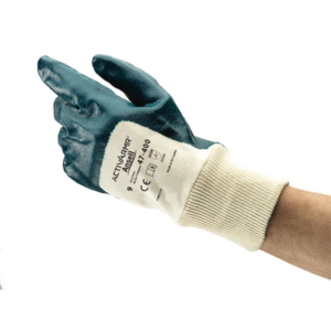 Comfortable oil-repellent glove for medium duty tasks