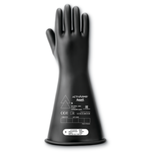 Ergonomically designed natural rubber insulating gloves for all-day safety and comfort