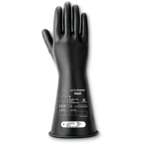 Ergonomically designed natural rubber insulating gloves for all-day safety and comfort