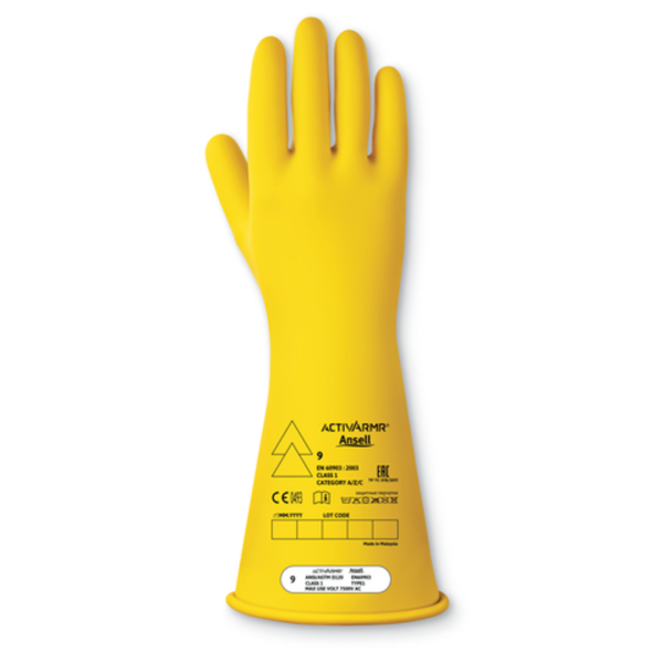Durable, flexible electrical protection gloves, ensuring hand protection with fitted comfort