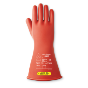 Ergonomically designed natural rubber insulating gloves for all-day safety and comfort