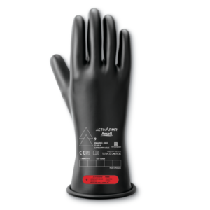 Ergonomically designed natural rubber insulating gloves for all-day safety and comfort