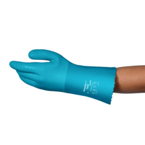 Medium weight PVC supported glove with fleece liner