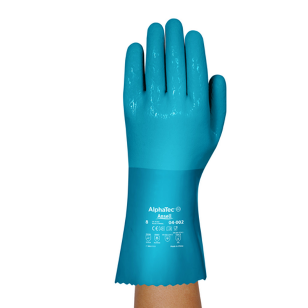 Medium weight PVC supported glove with fleece liner