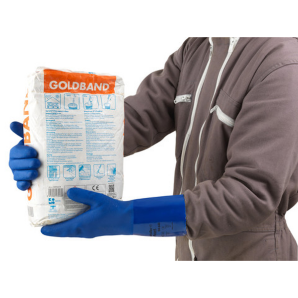 Mediumweight PVC supported glove with cotton liner