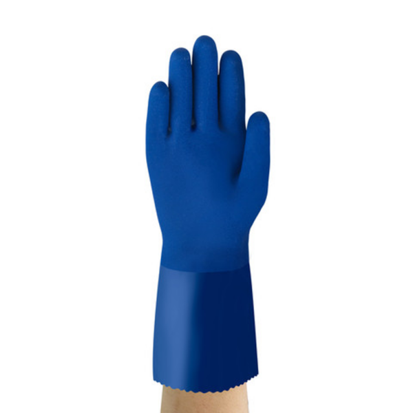 Mediumweight PVC supported glove with cotton liner