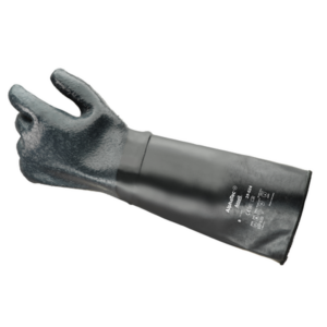 Chemical and heat resistant gloves, Neoprene coated with thermal liner