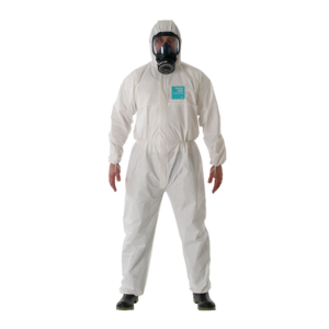 Superior, breathable microporous laminate protective suit, perfected for industrial applications