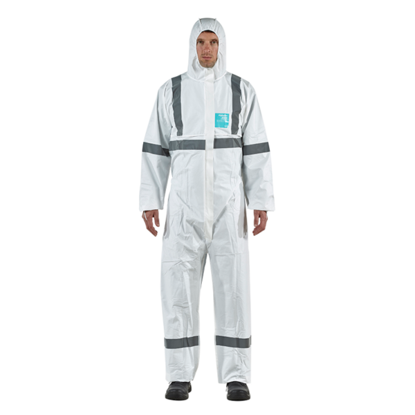 Superior breathable microporous laminate technology, Type 5/6 protection
