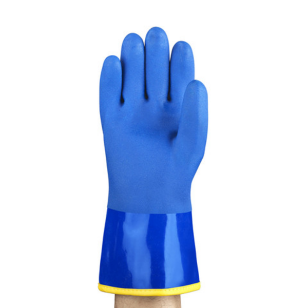 Mediumweight PVC supported glove with cotton & acrylic double lining