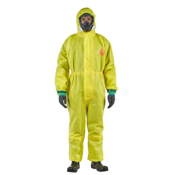 Durable, comfortable multi-layer chemical barrier, Type 3/4/5 protection
