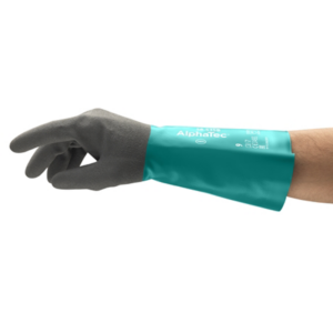 Unique combination of grip and chemical resistance