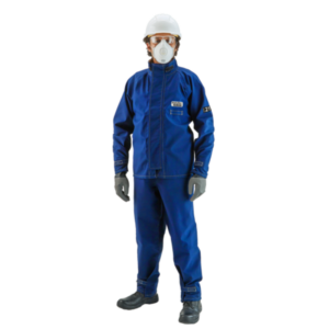 NFPA 1992 and NFPA 2112 certified jacket is breathable, re-usable and resistant to chemical splash, flash fire, arc flash and hot liquids.