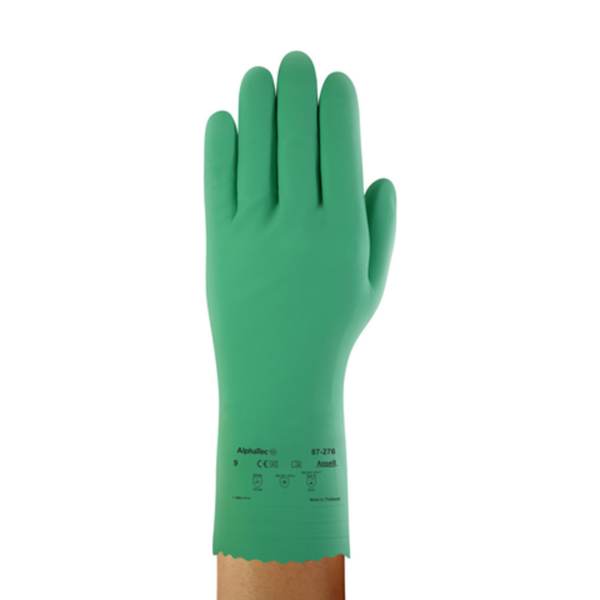 Medium-weight natural rubber, blended with neoprene, incorporating a flock lining