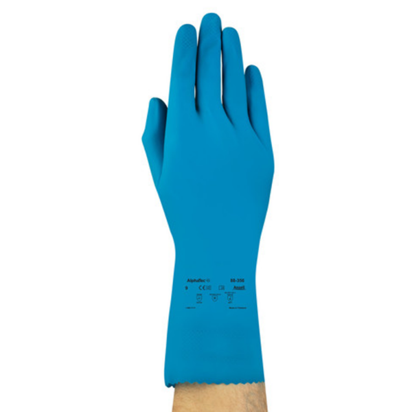 Lightweight ,unlined natural rubber glove