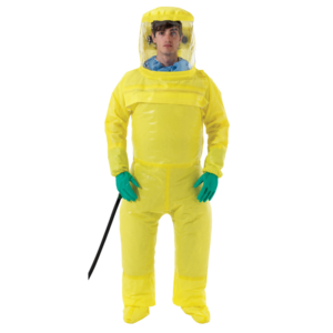 Encapsulated chemical protective suits for use with air-fed/supplied systems