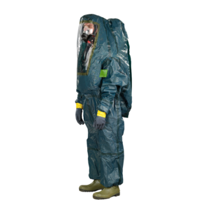 Fully encapsulated chemical protective, liquid tight suit, Type 3/4 protection