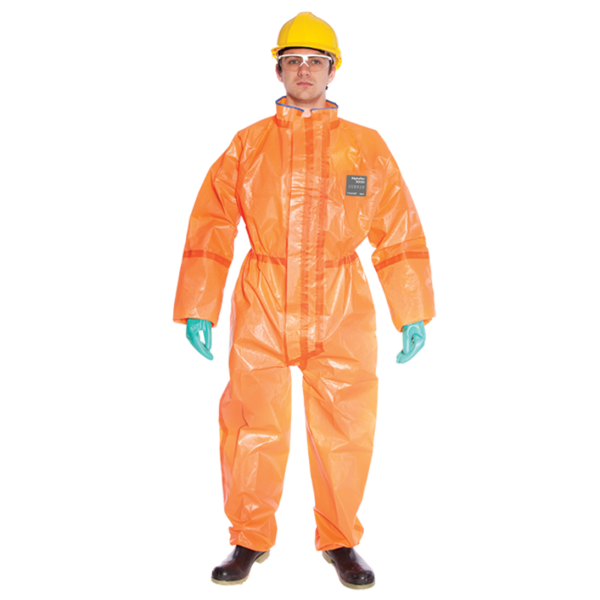 Durable, highly visible, multi-layer chemical barrier technology, Type 3/4/5 protection