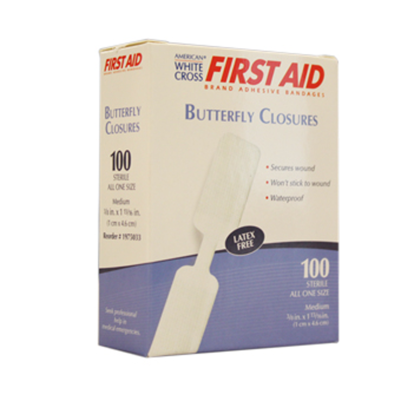 MED BUTTERFLY BANDAGE 100/BX Universal Industrial Supply