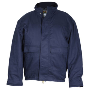 Navy Blue Flame Resistant FR Bomber Jacket