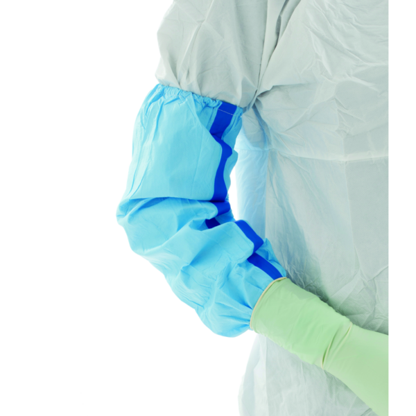 Sterile cleanroom sleeve covers for protection against chemotherapy drugs