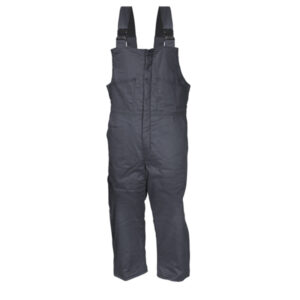 Gray Insulated Flame Resistant FR Bib Overalls