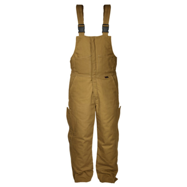 Tan Insulated Flame Resistant FR Bib Overalls